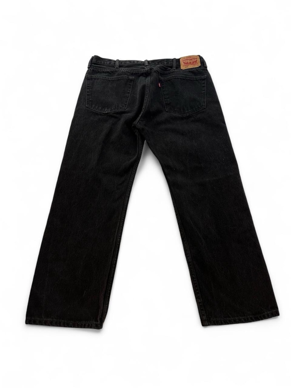 Men 38 Levi's 505 Black Straight Leg Jeans
